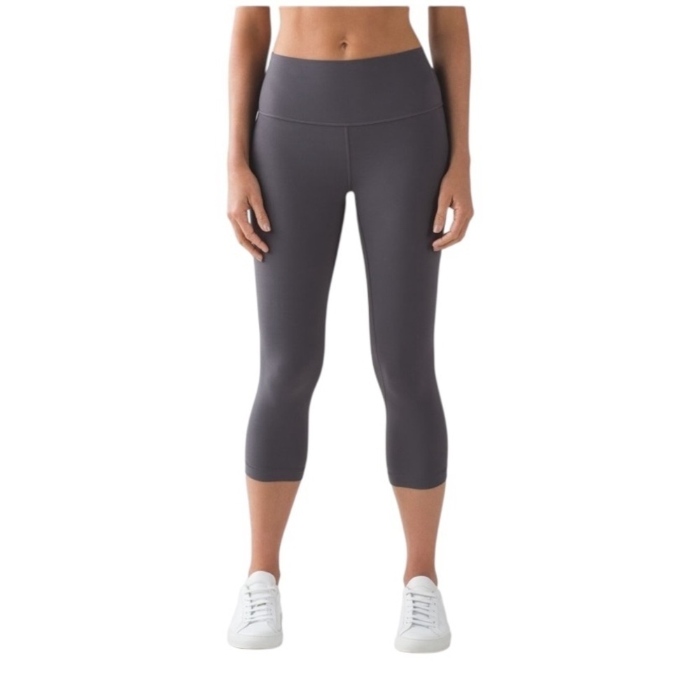 Lululemon Align Crop (19")- Dark Carbon - Picture 3 of 9